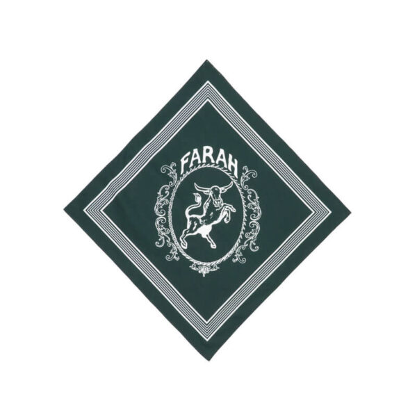 FARAH JAPAN Bandana Scarf - Green