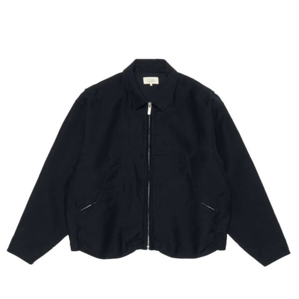 FARAH®︎ JAPAN Short Zip-Up Work Jacket - Navy