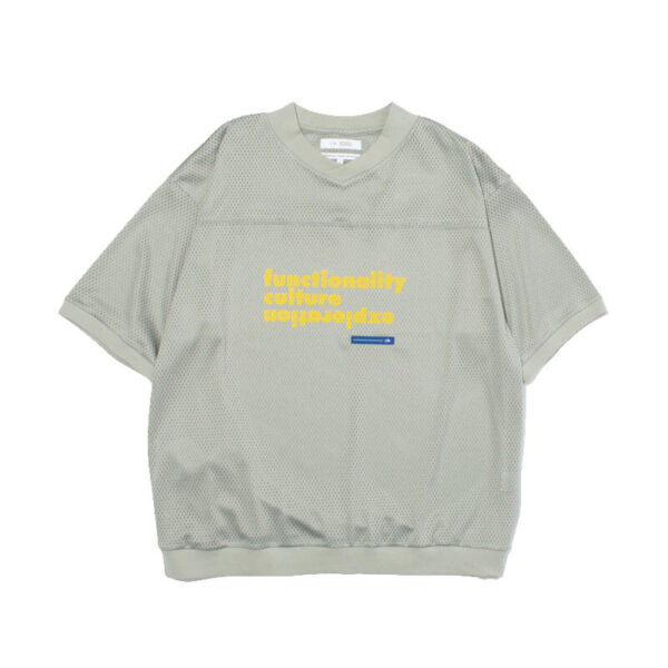 F_Ce-Mesh FCE Print Tee-Gray (1) F/CE. Mesh FCE Print Tee