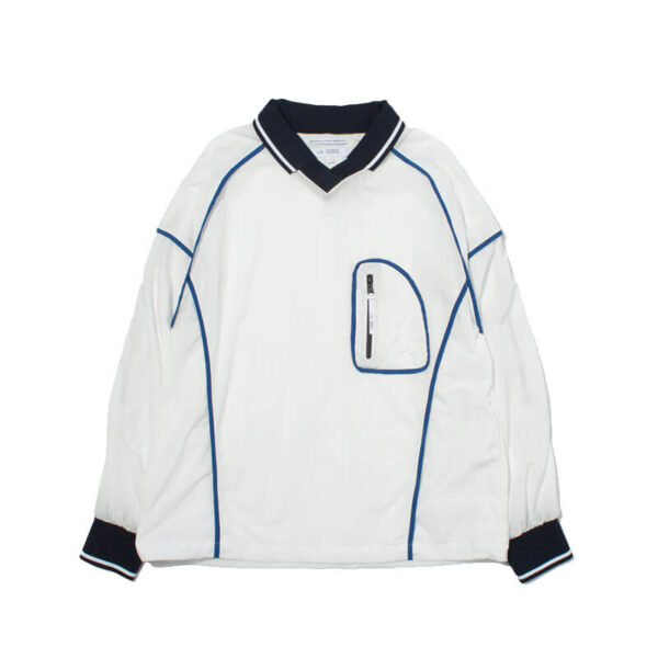 F_Ce-Shrink-Nylon-Game-Shirt-White F/CE. Shrink Nylon Game Shirt