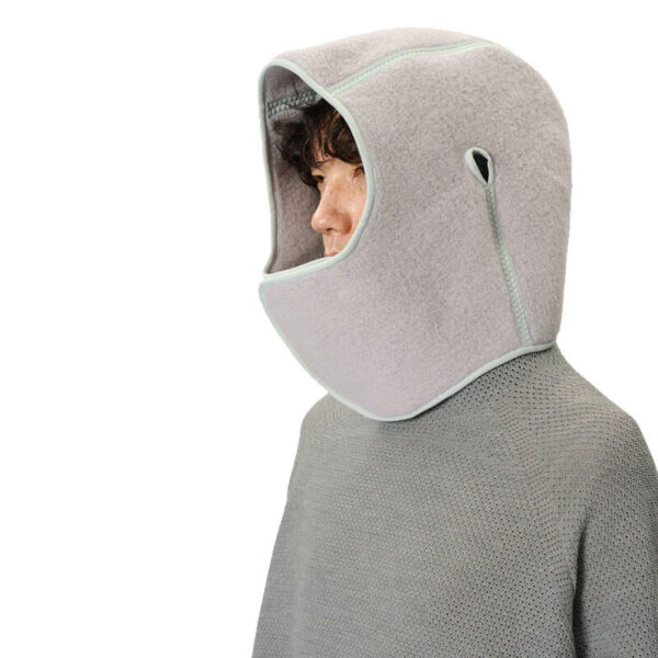 GOLDWIN 0 Wool Fleece Hood - Dark Lava