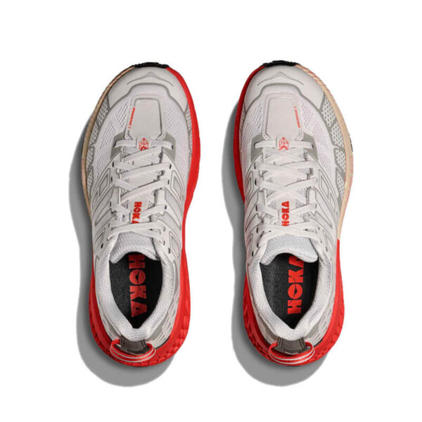 HOKA Speedgoat 2 - White / Tomato