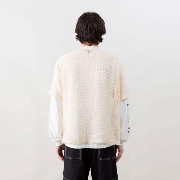 HERESY Mesh Tee - Ecru