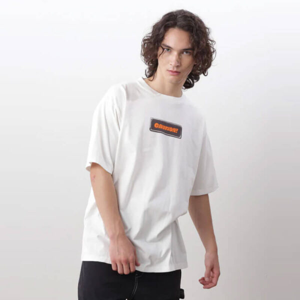 MANASTASH Pumice Caution! Tee - White