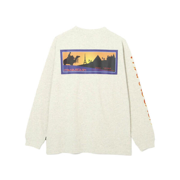 MANASTASH Yaka-Vegas Hemp LS Tee - Oatmeal