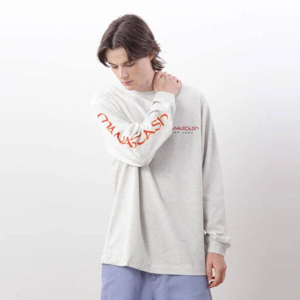 MANASTASH Yaka-Vegas Hemp LS Tee - Oatmeal