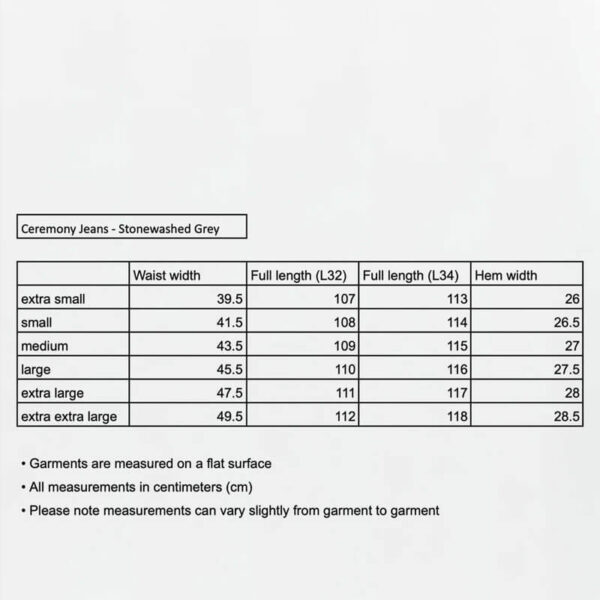 MFPEN Ceremony Jeans - Stone Washed Grey