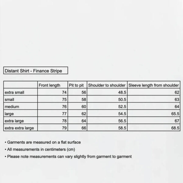 MFPEN Distant Shirt - Finance Stripe