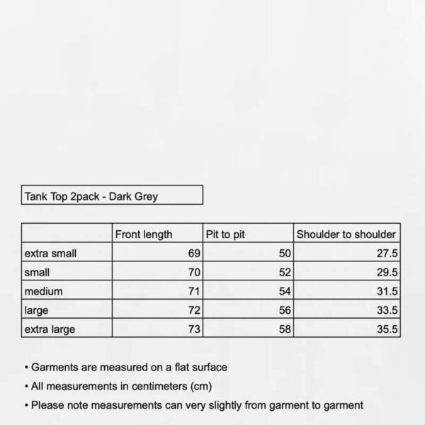 MFPEN Tank Top 2pack - Dark Grey