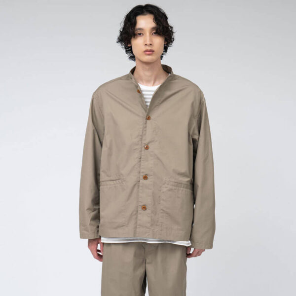NANAMICA Band Collar Shirt Jacket