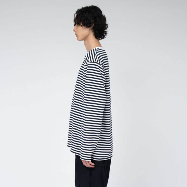 NANAMICA Coolmax Stripe Jersey Tee - Pink