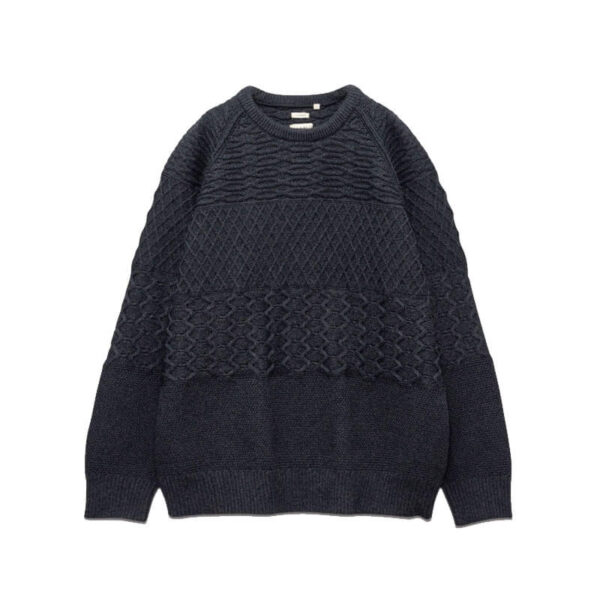 NANAMICA Crew Neck Sweater - Dark Navy