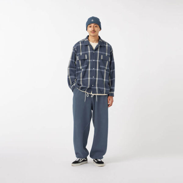 NANAMICA Flannel PALAKA Check Shirt - Navy