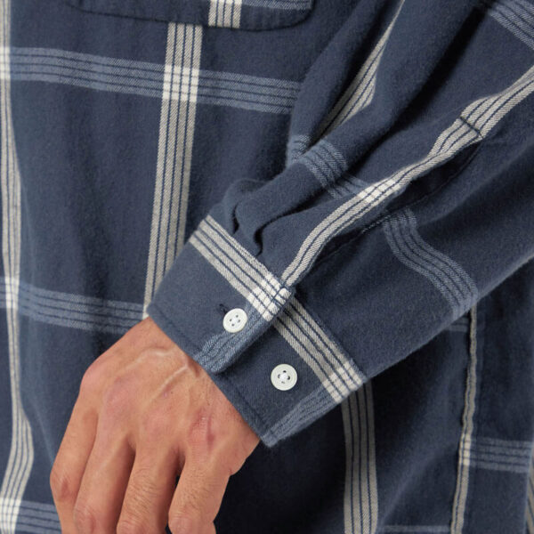 NANAMICA Flannel PALAKA Check Shirt - Navy