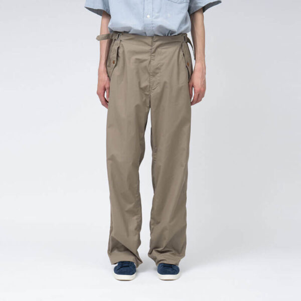 NANAMICA Side Belt Wide Pants