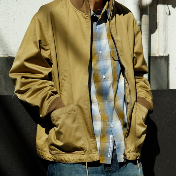 NANAMICA Windstopper Chino Deck Jacket - Tan