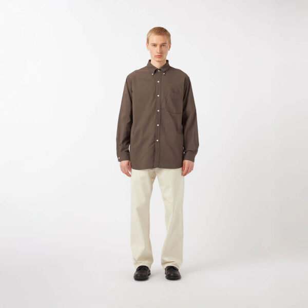 NANAMICA Wide Straight Chino Pant - Khaki