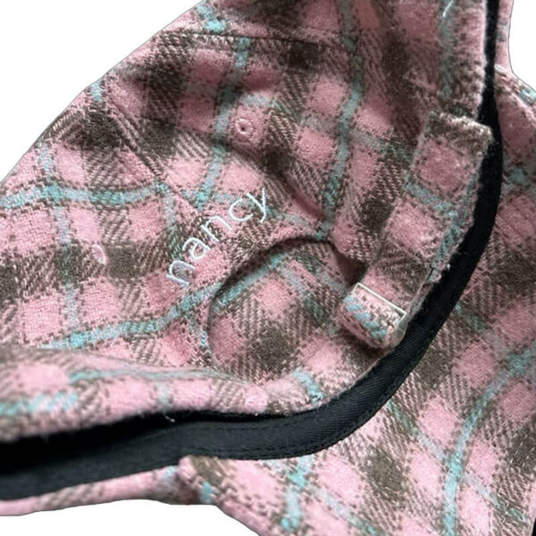 NANCY Mini Plaid House 6-Panel - Pink