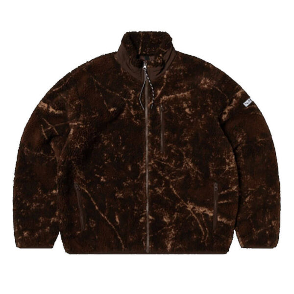 NO PROBLEMO Forest Heavy Fleece Jacket - Camo