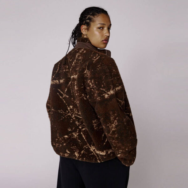 NO PROBLEMO Forest Heavy Fleece Jacket - Camo
