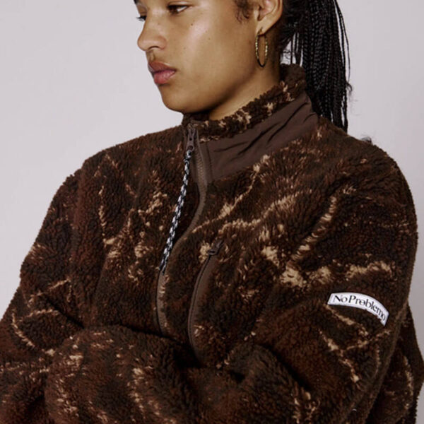 NO PROBLEMO Forest Heavy Fleece Jacket - Camo