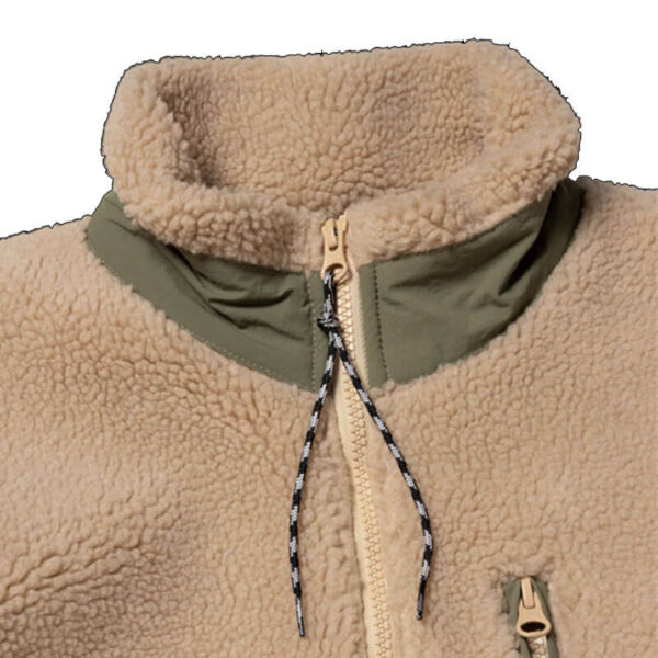 NO PROBLEMO Forest Heavy Fleece Jacket - Ecru