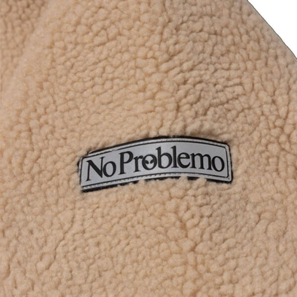 NO PROBLEMO Forest Heavy Fleece Jacket - Ecru