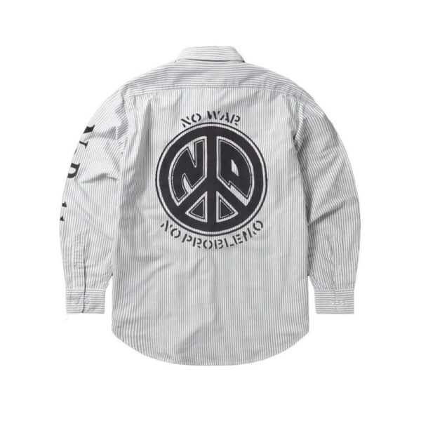 NO PROBLEMO Graphic Printed Oxford Shirt