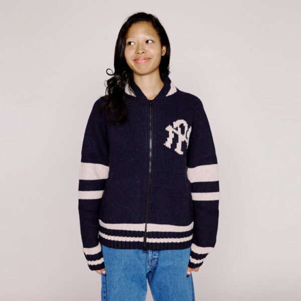NO PROBLEMO NYP Knitted Varsity