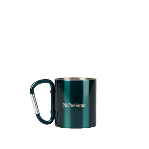 No Problemo Carabiner Mug - Green