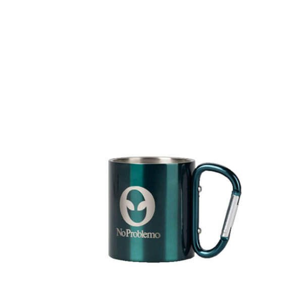 No Problemo Carabiner Mug - Green