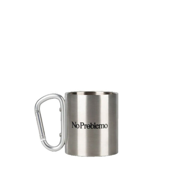 No Problemo Carabiner Mug - Silver