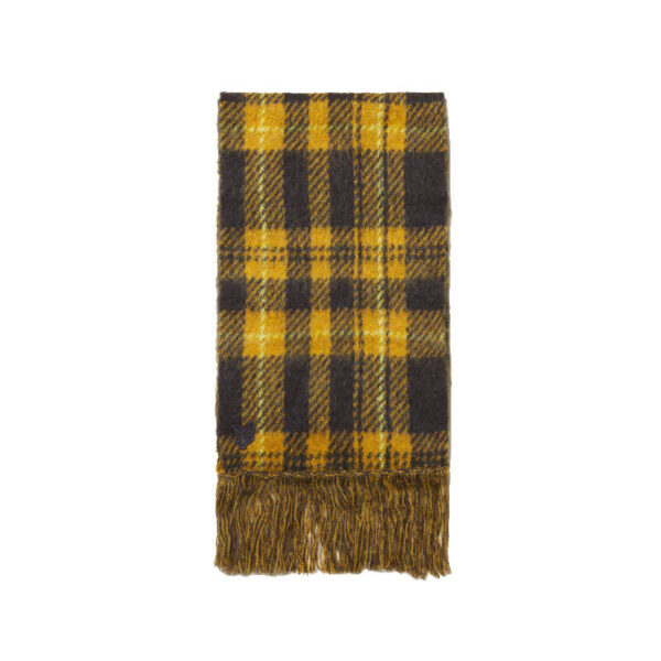 NICHOLAS DALEY Lyle & Scott Knitted Tartan Scarf