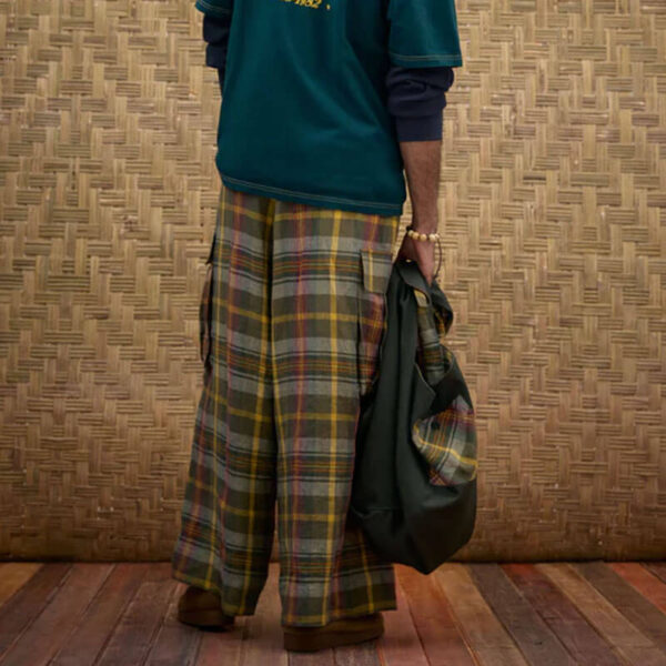 NICHOLAS DALEY Wide Leg Cargo Pant - Green
