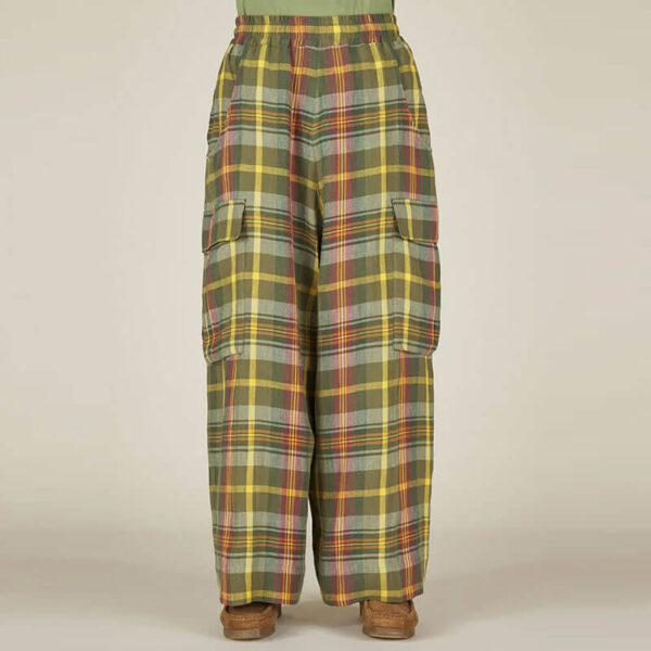 NICHOLAS DALEY Wide Leg Cargo Pant - Green