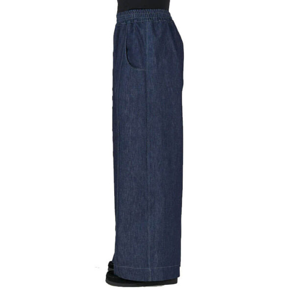 NICHOLAS DALEY Wide Leg Trouser - Dark Indigo