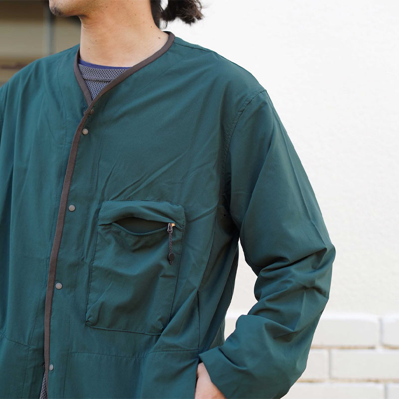 PLC Excursion Cardigan - Green - THEROOM | Streetwear. Culture 