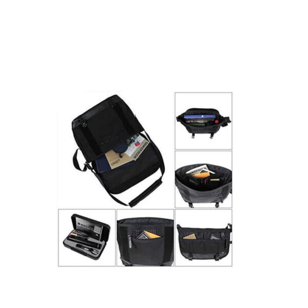 PORTER-YOSHIDA-&-CO-Heat-Messenger-Bag Black 1