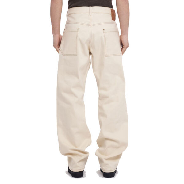 RANRA Bough Denim Pants - Ecru