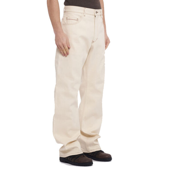 RANRA Bough Denim Pants - Ecru