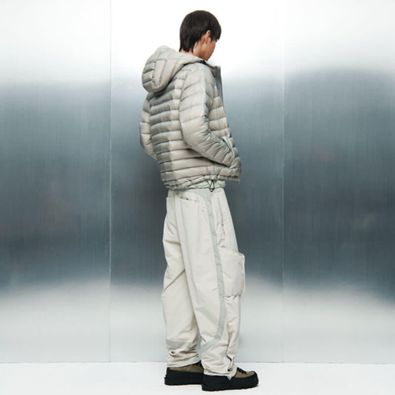 Suffix Puffer Jacket - Grey - THEROOM | Streetwear. Culture. Community