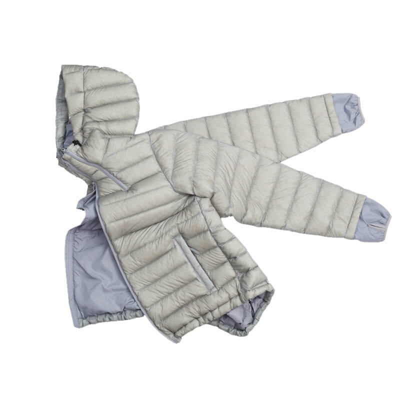 Suffix Puffer Jacket - Grey - THEROOM | Streetwear. Culture. Community