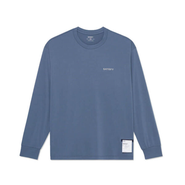 SATISFY-AuraLite™-Long-Tee-Vintage-Indigo SATISFY® AuraLite™ Long Tee - Vintage Indigo