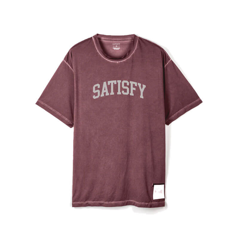 SATISFY® AuraLite™ T‑Shirt - Pigment Burgundy