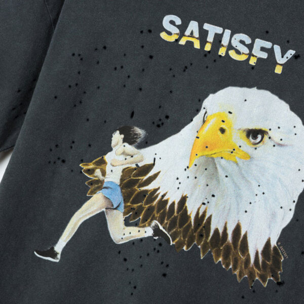 SATISFY® MothTech™ T-Shirt - Aged Black Eagle