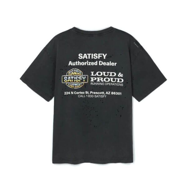SATISFY® MothTech™ T-Shirt - Aged Black Loud & Proud