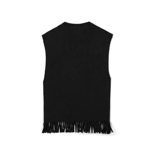 SATISFY® MothTech™ Cropped Fringed Muscle Tee