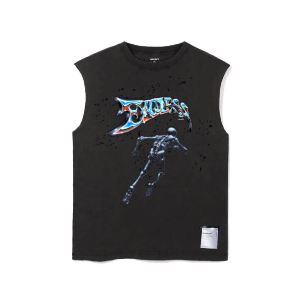 SATISFY® MothTech™ Muscle Tee - Aged Black