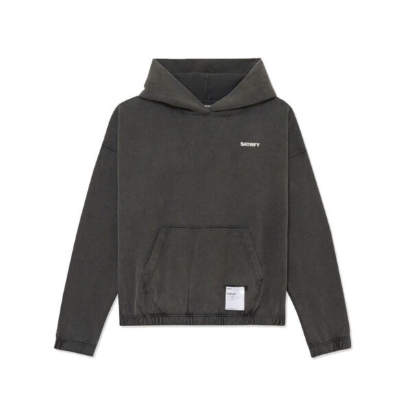 SATISFY-SoftCell™-Hoodie-Aged-Black SATISFY® SoftCell™ Hoodie - Aged Black