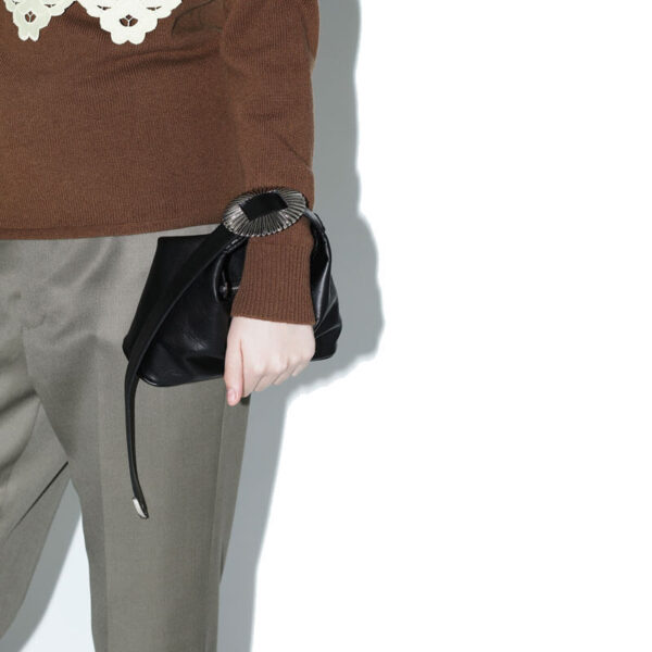 TOGA ARCHIVES Leather Mini Bag - Black